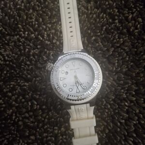 White and Silver Men's Watch